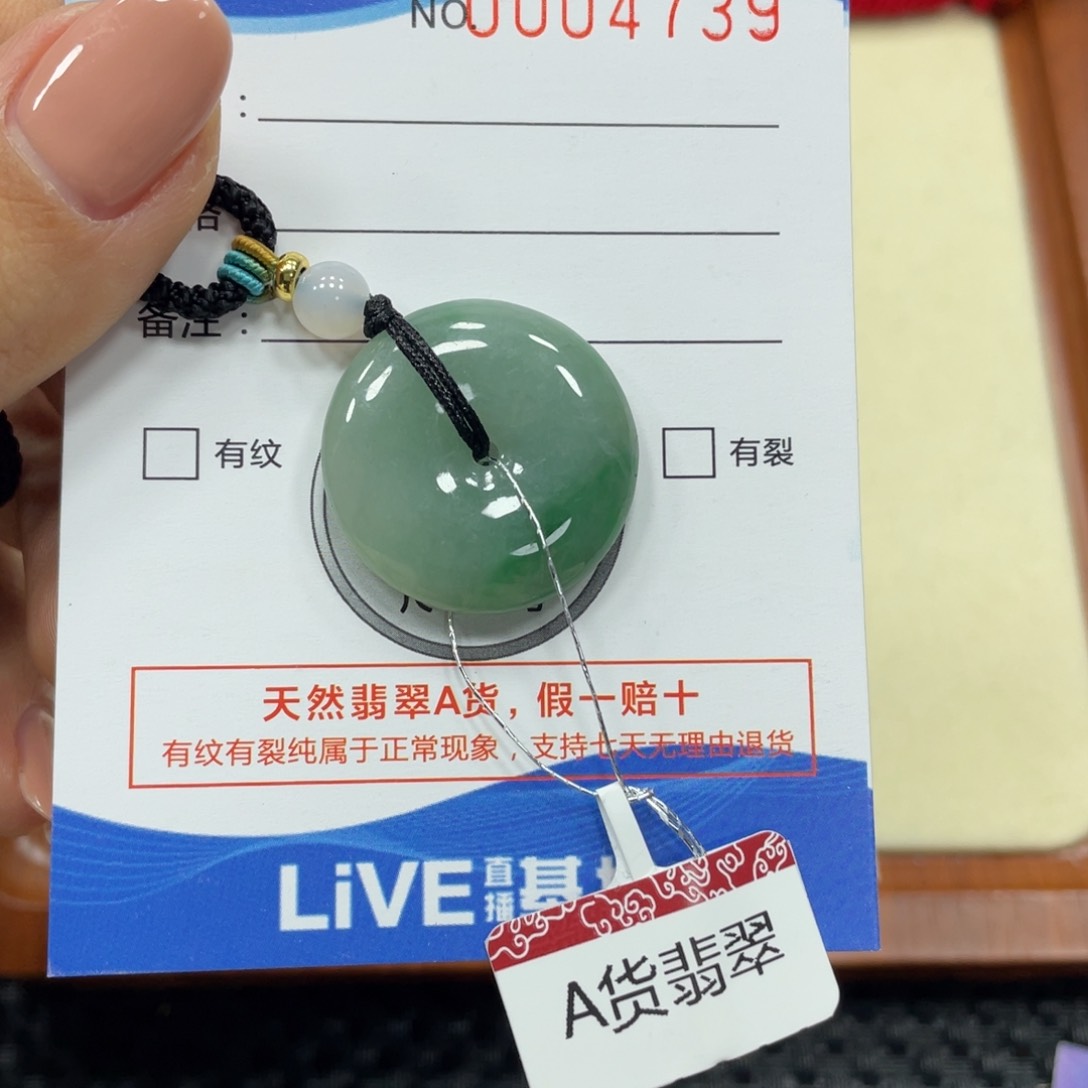 翡翠颈饰未镶嵌翡翠吊坠x 4739
