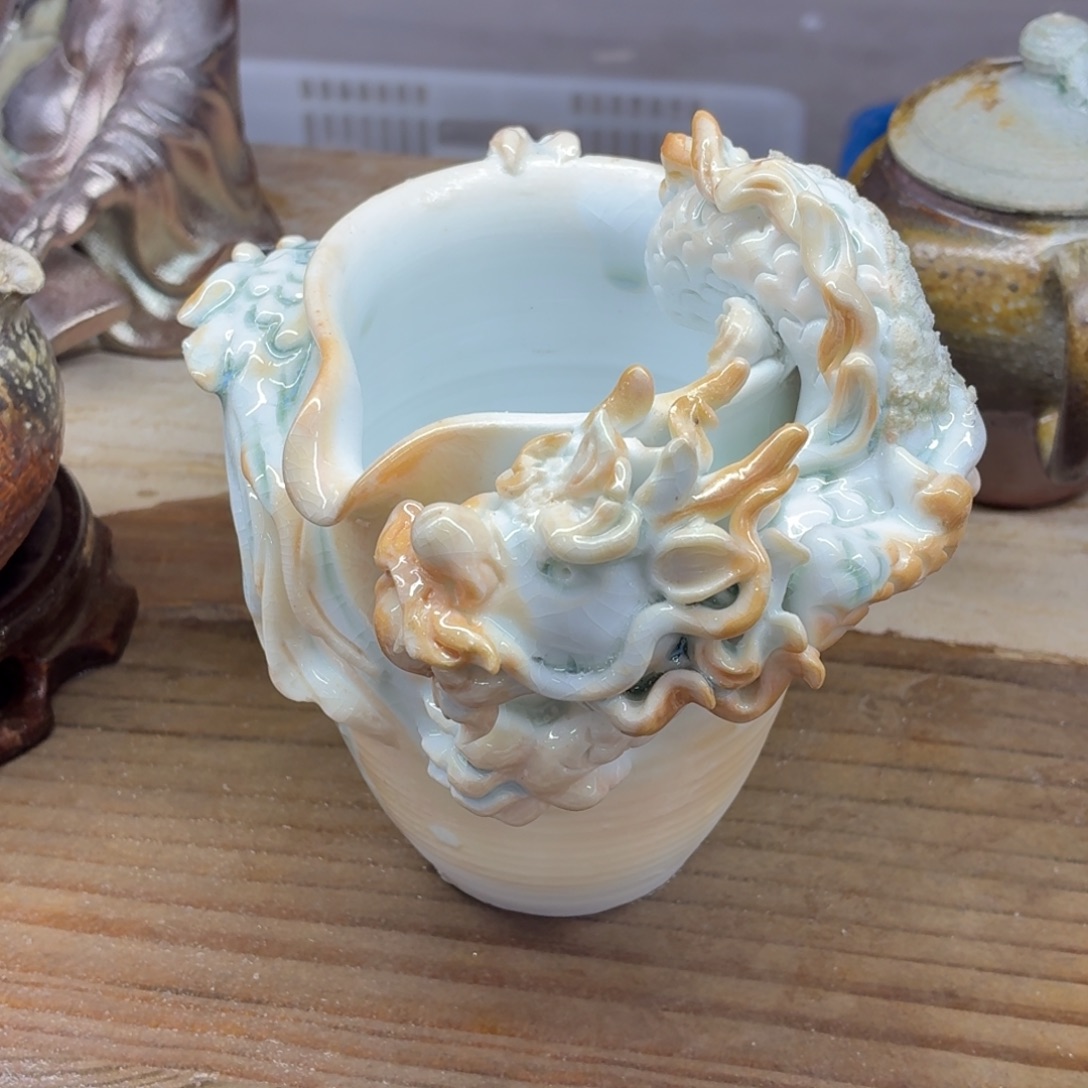 陶园柴烧，精品高货A373瑕