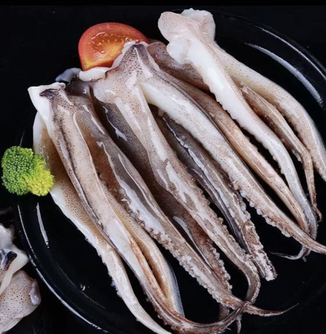 连云港发货 新鲜鱿鱼须二本足 含保护冰 500g/包*5包