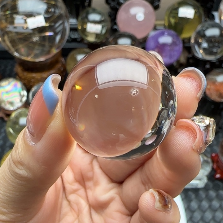 天然水晶球S3未镶嵌水晶天然3公分