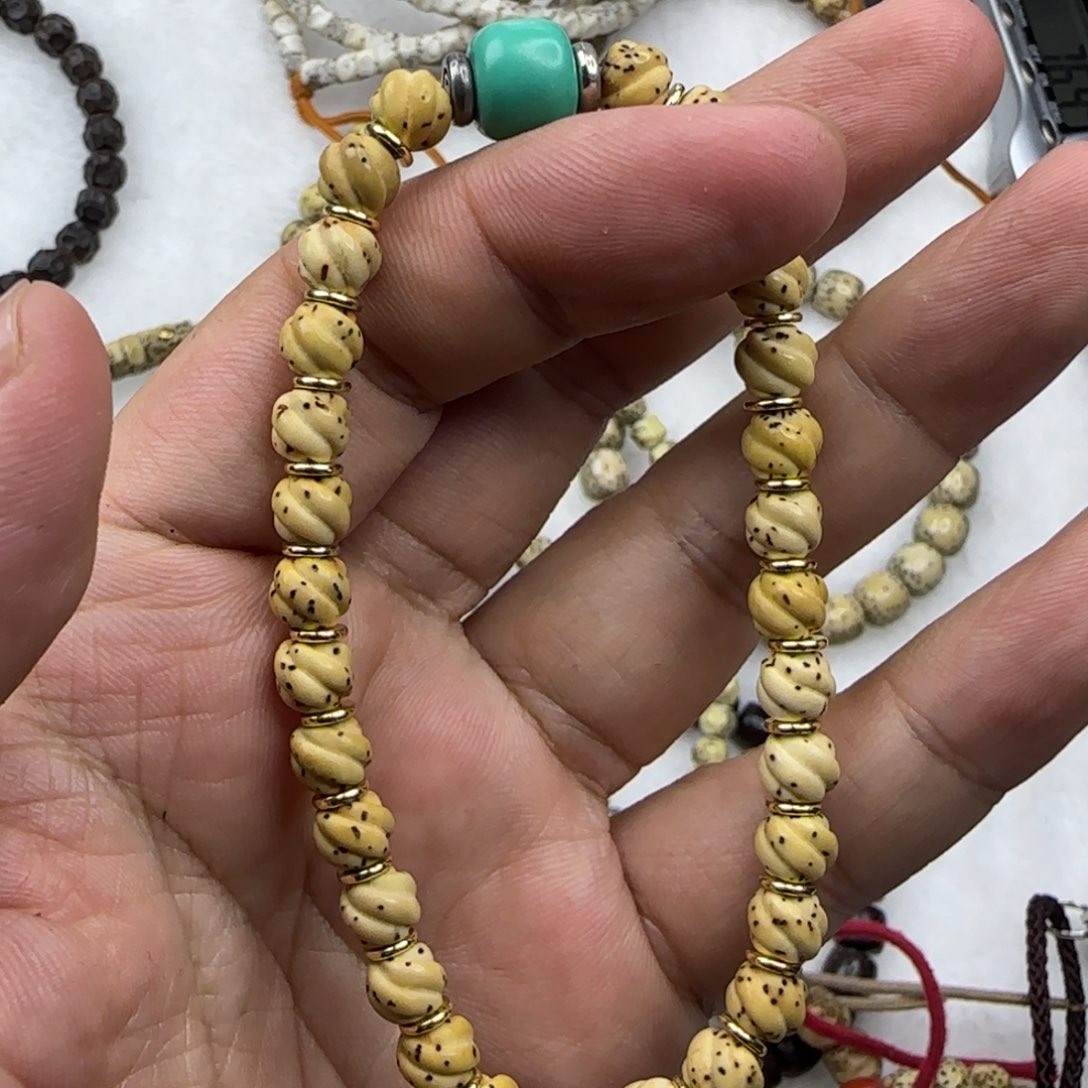 星月菩提吊坠6.8扭珠数星星单圈