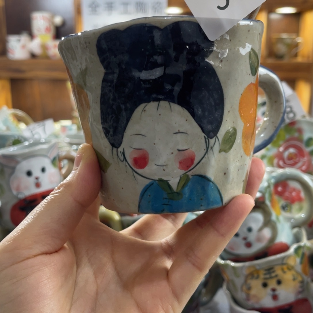 景德镇手工陶瓷一杯一勺306