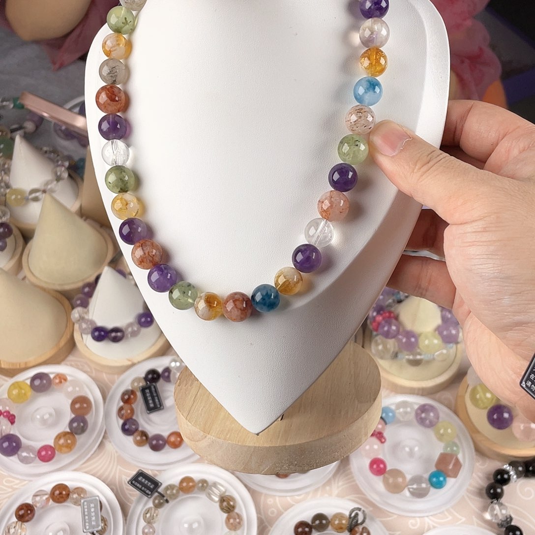 银S925镀金镶嵌手链水晶