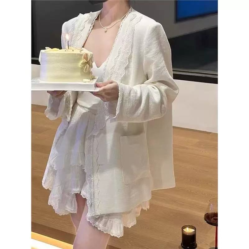 81061【NN】时尚百搭蕾丝薄款休闲短裙 B20