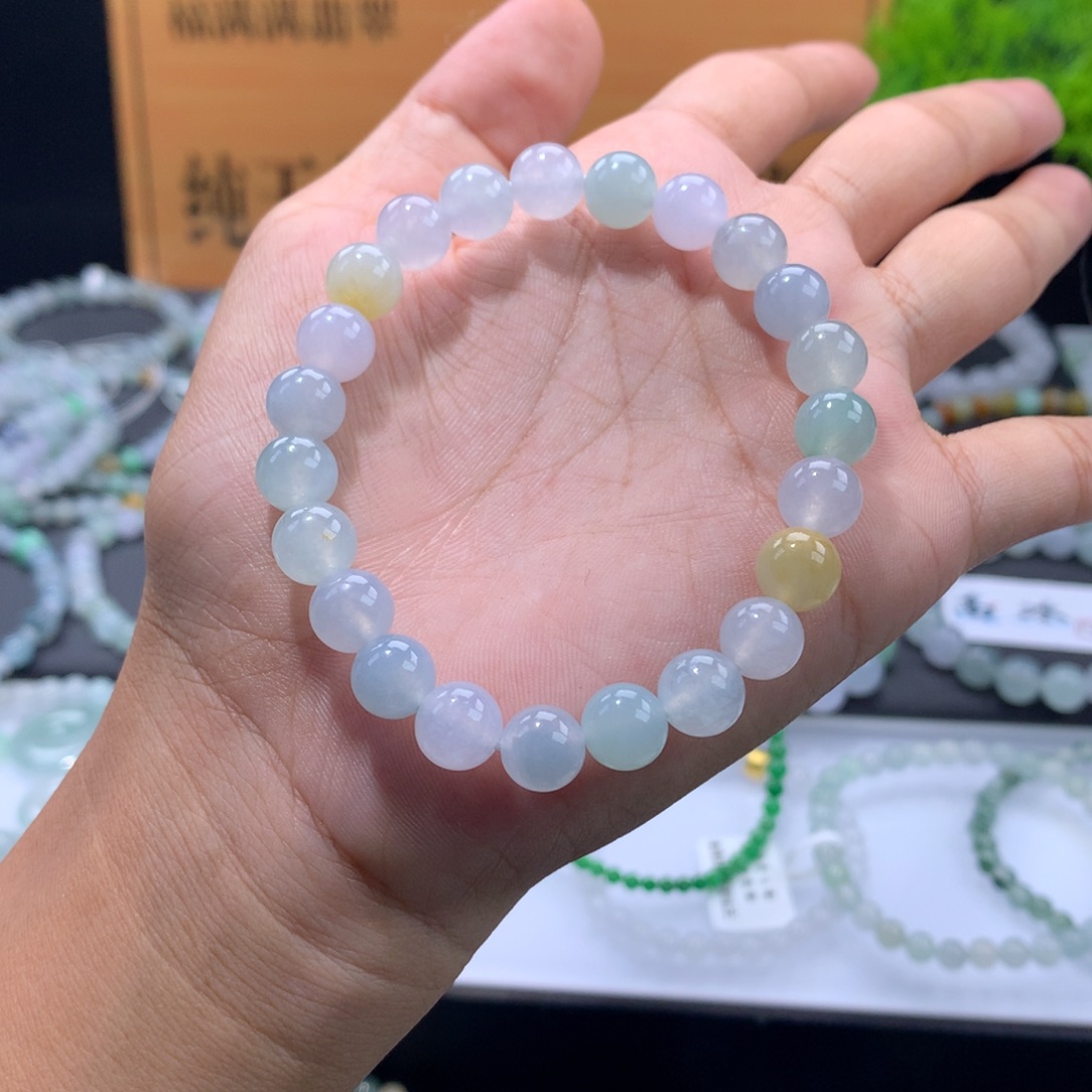 1***万翡翠未镶嵌手链卡8