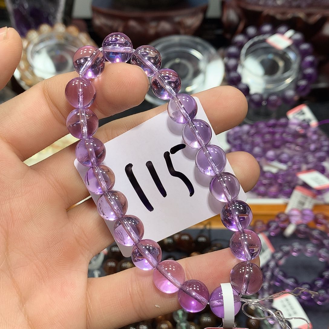 水晶手链未镶嵌天然