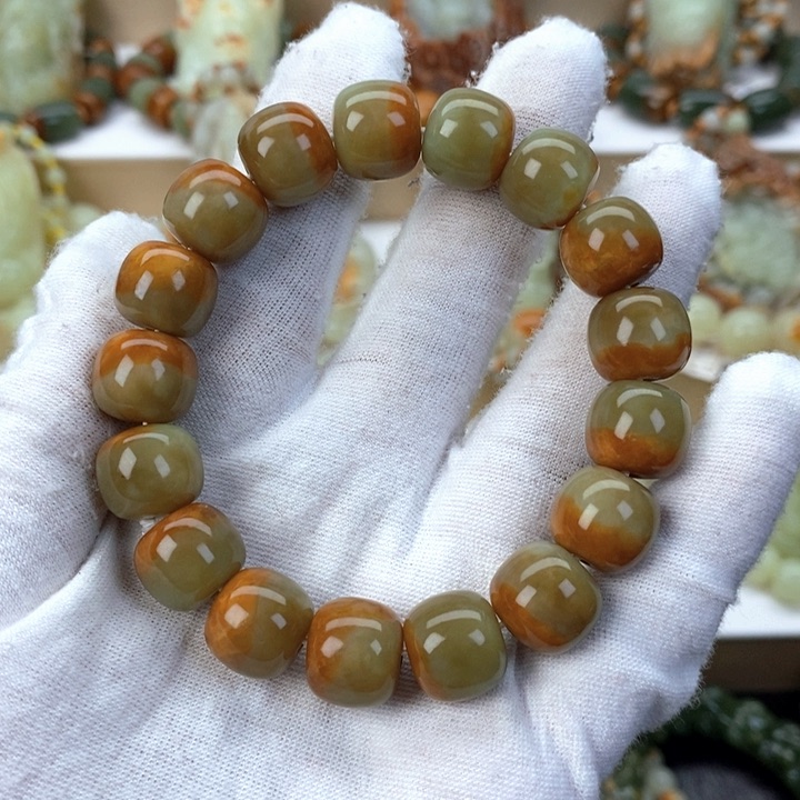 【闪购商品】透闪石质玉手串未镶嵌