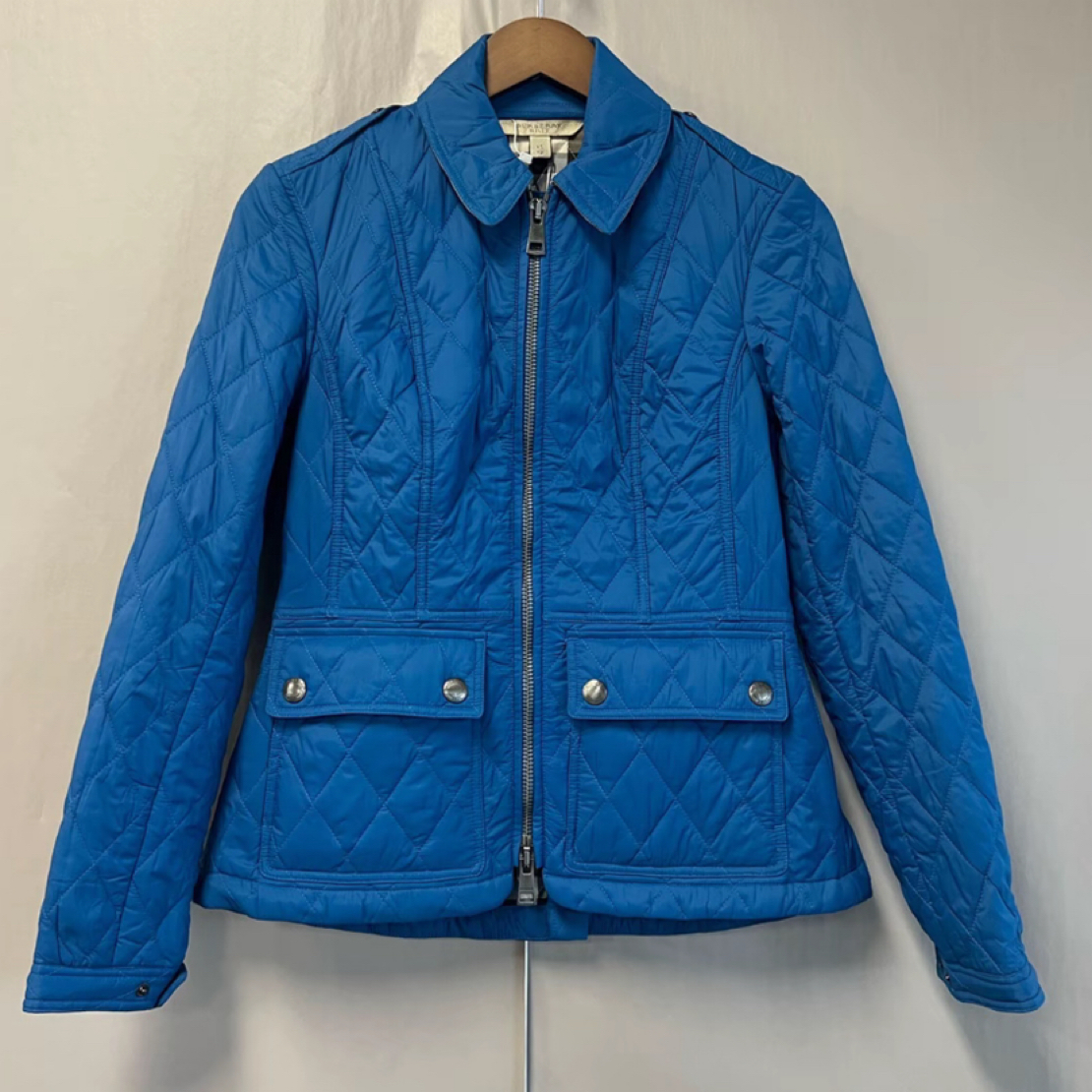 未使用 BURBERRY/博柏利 蓝色女士棉服m码40266