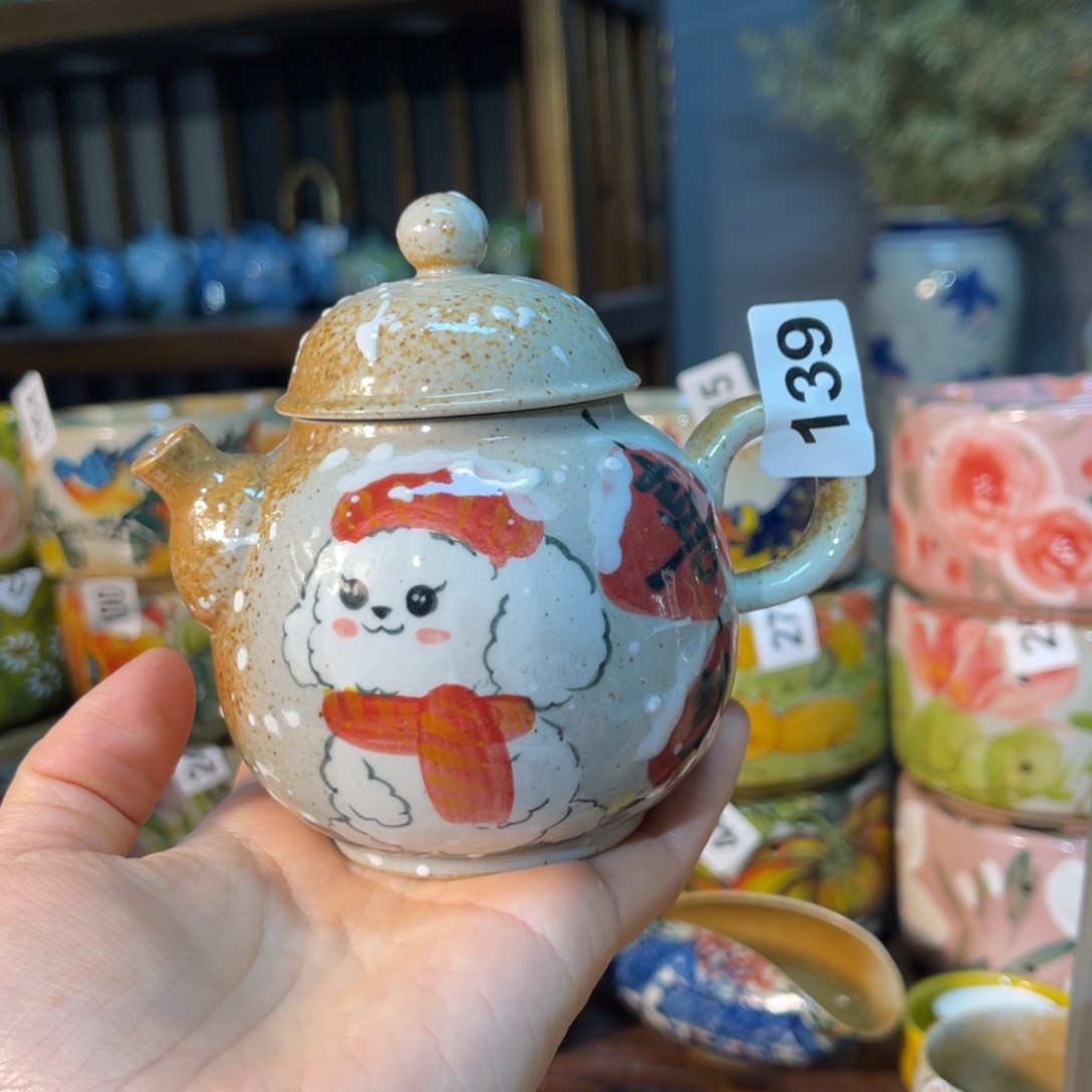 杯素浅陶瓷手工手绘