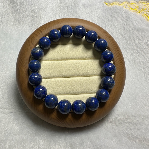 青金石单圈手串11+mm