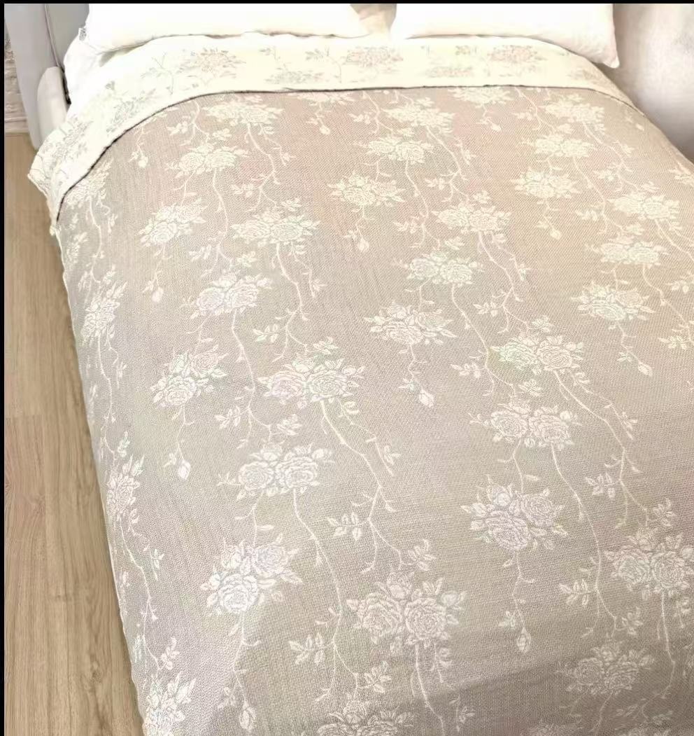 (暗香)150*200cm高端轻奢汉麻加厚可机洗凉席床盖