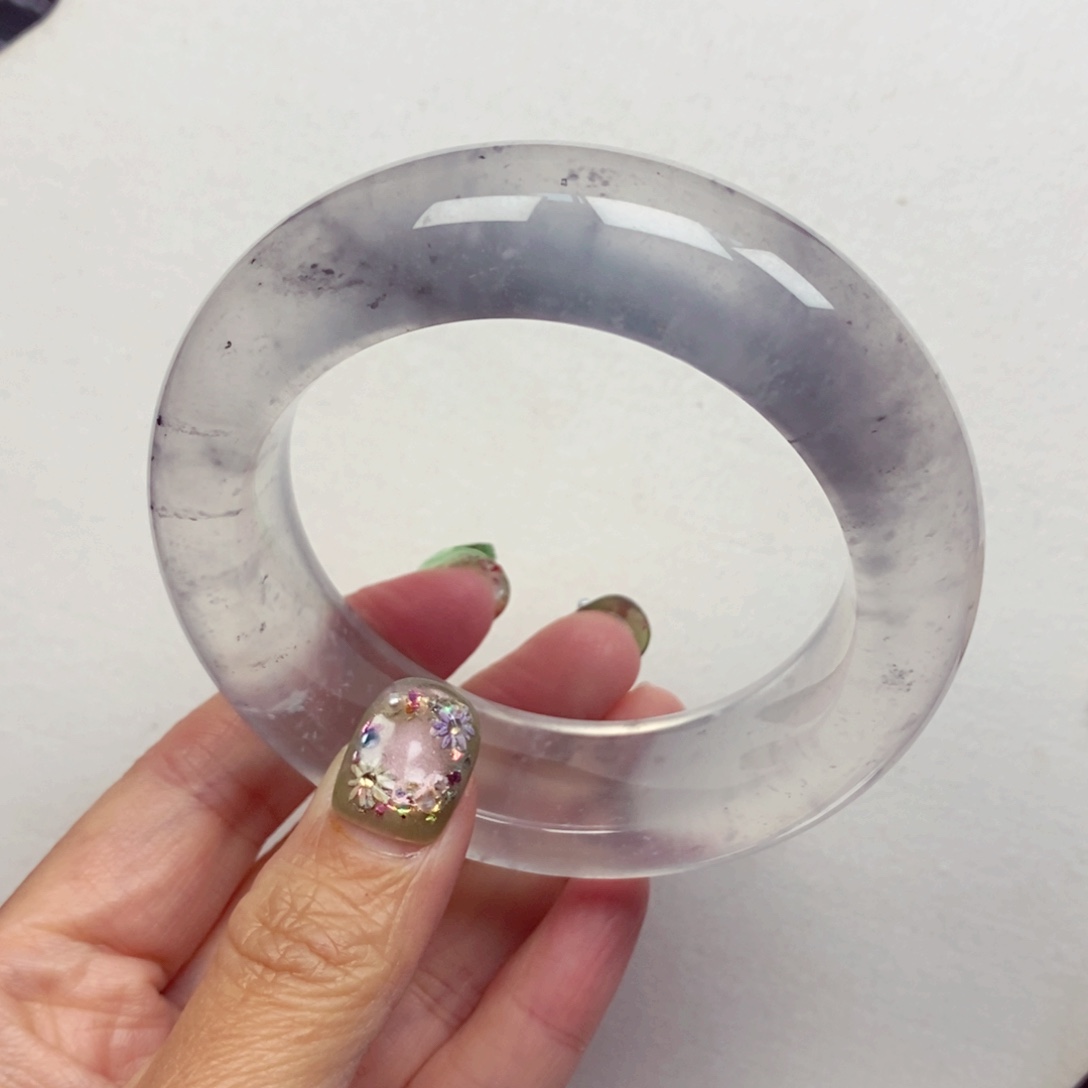 石英质玉手镯未镶嵌57-58