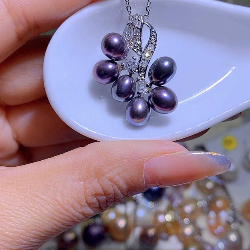 【闪购商品】淡水珍珠吊坠合金