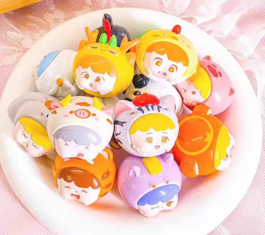 团车【拆袋】十二生肖萌粒盲盒