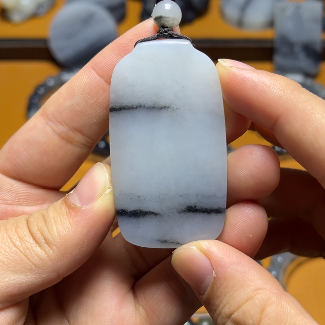 s***n和田玉未镶嵌挂件