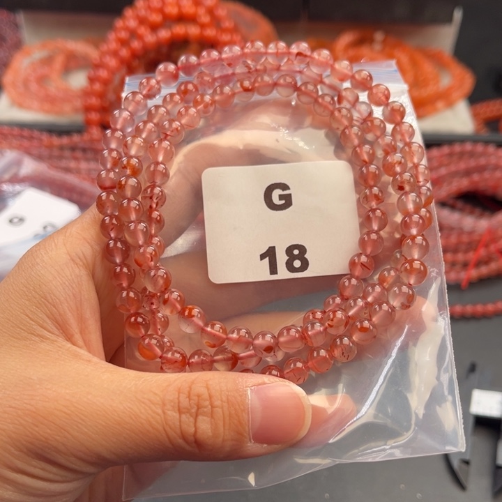 南红玛瑙未镶嵌多样性发货默认微瑕称重6mm