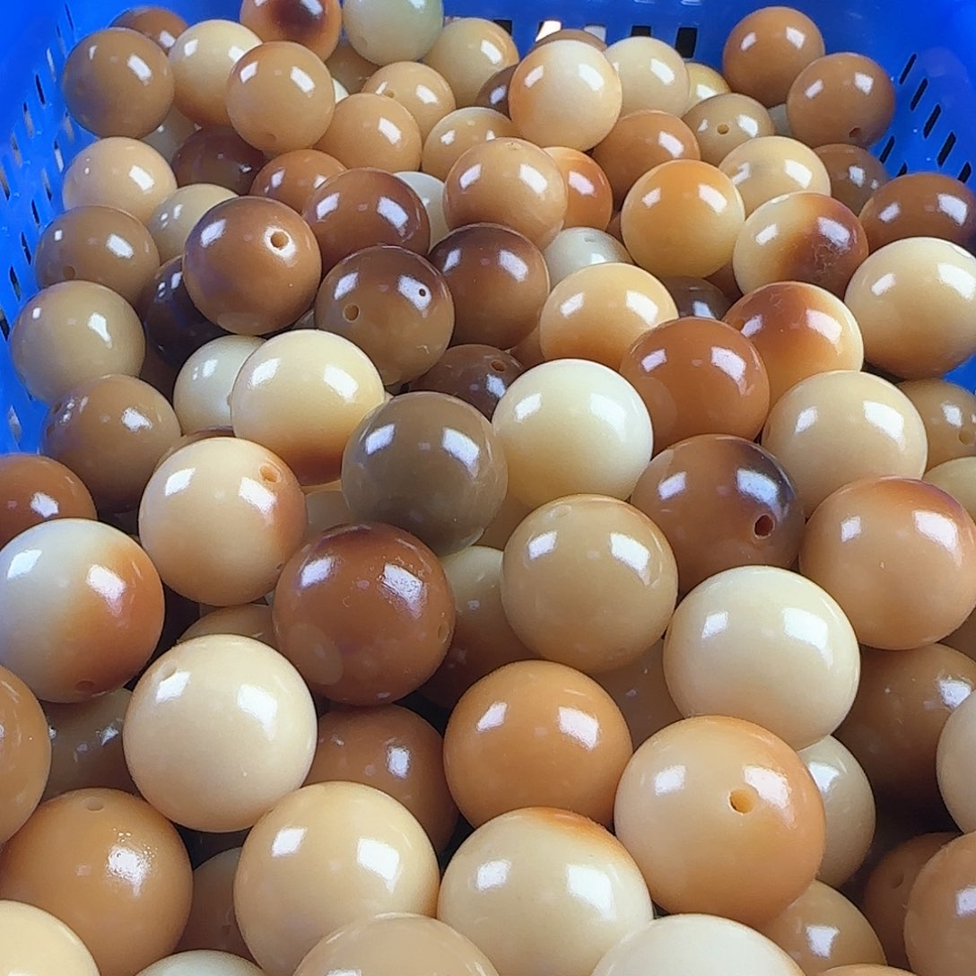 菩提根/象牙果手串瑕疵卡20炭烧圆10卡牌➕2颗备珠