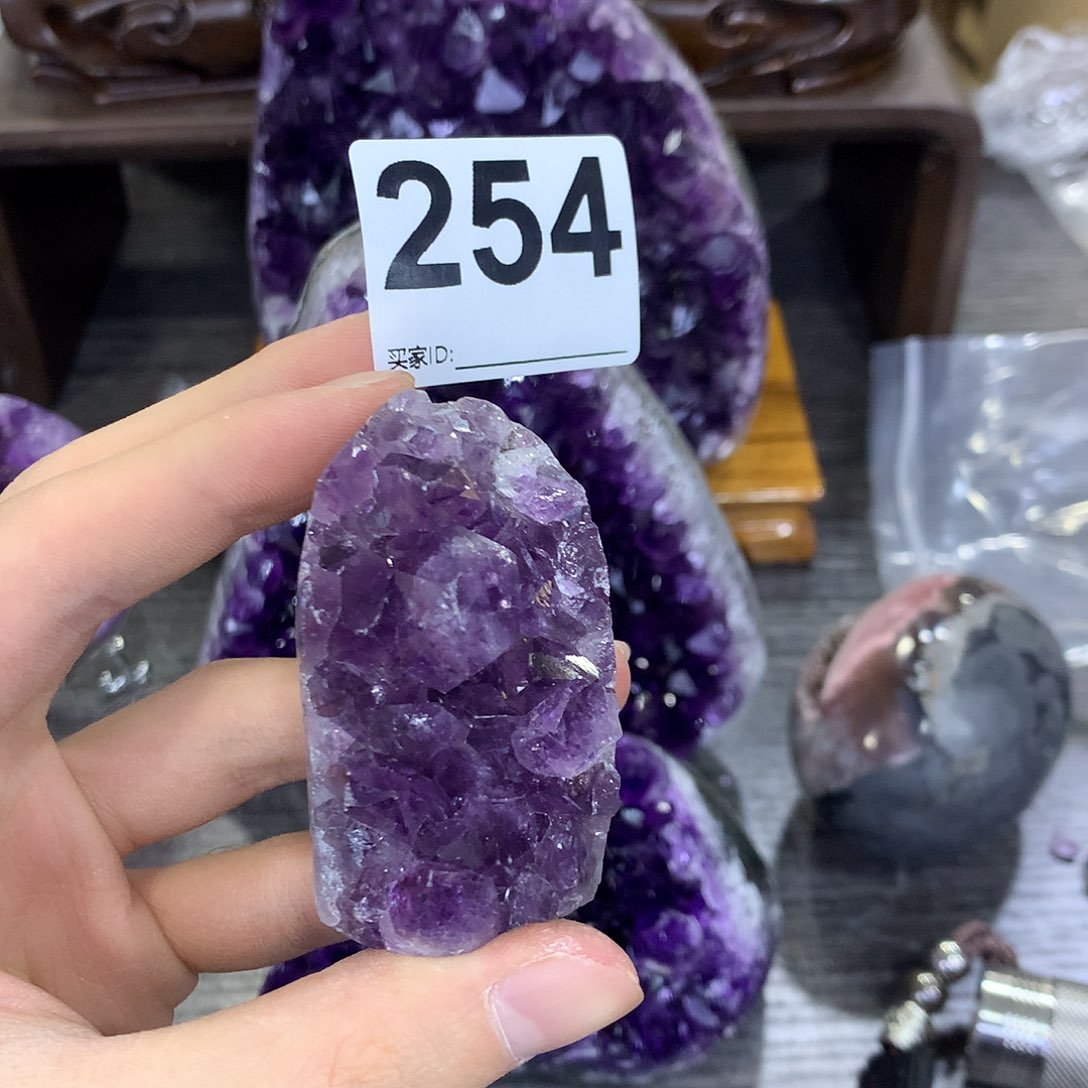 紫晶珠宝半成品未镶嵌254