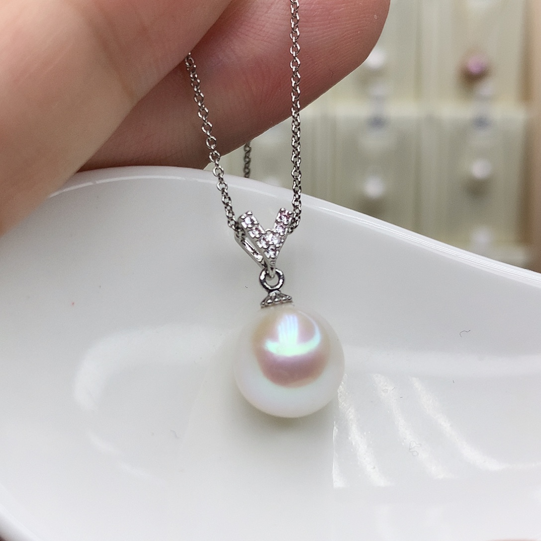 淡水珍珠合金颈饰