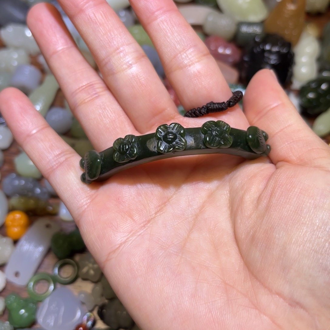 和田玉珠宝半成品未镶嵌