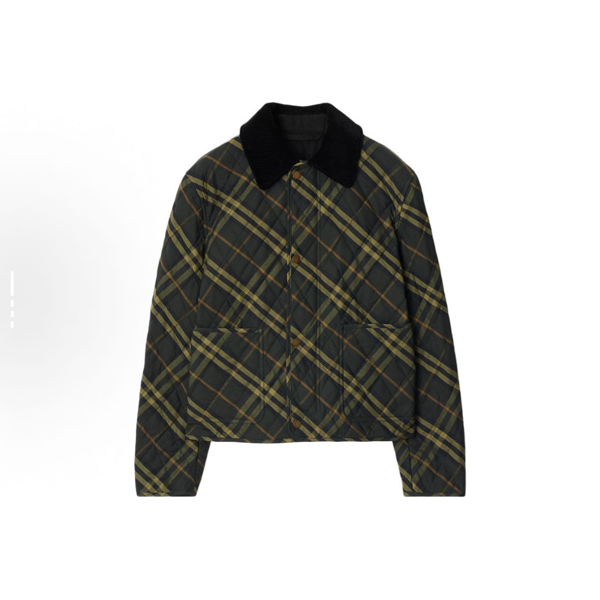 老王甄选 冬季款 时尚休闲拼接格纹女士棉服