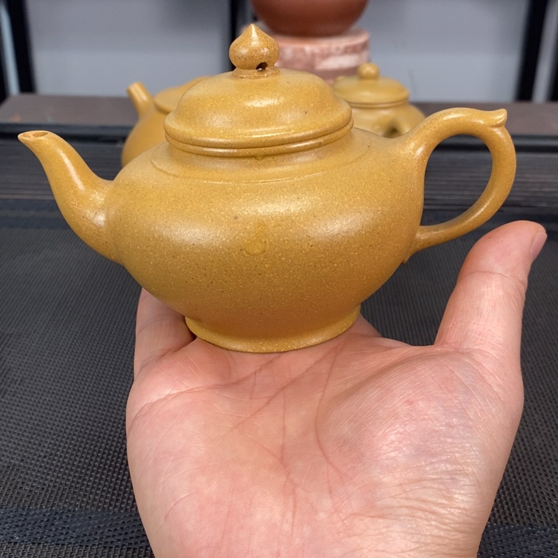 茶壶紫砂黄金段笑樱容量250毫升