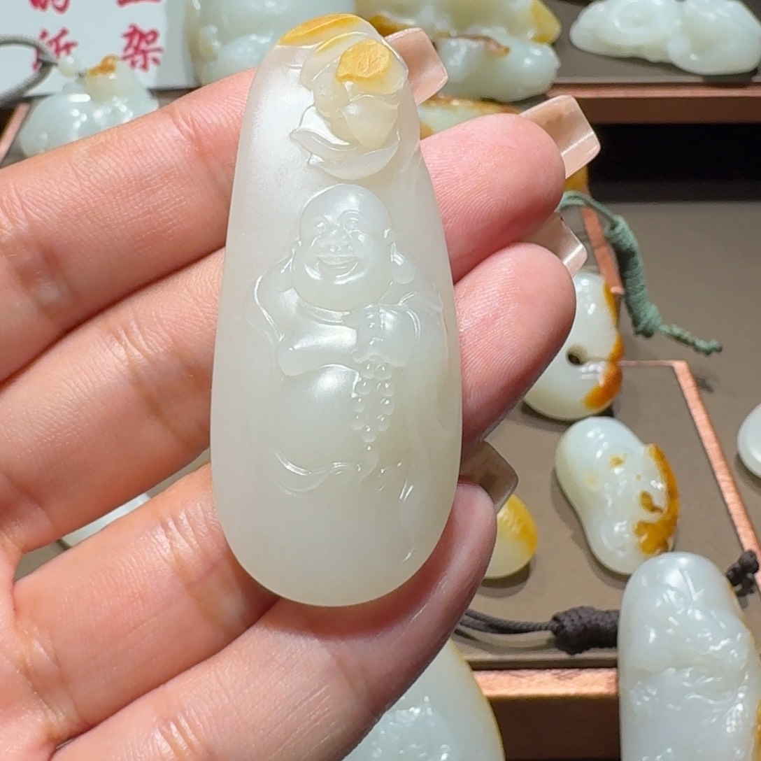 和田玉颈饰未镶嵌鸿***0