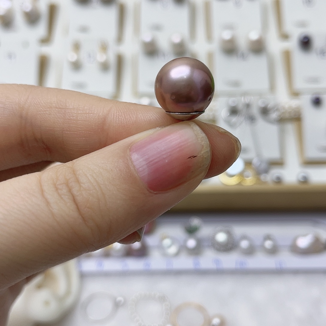 燕***8耳饰淡水珍珠银S925镶嵌