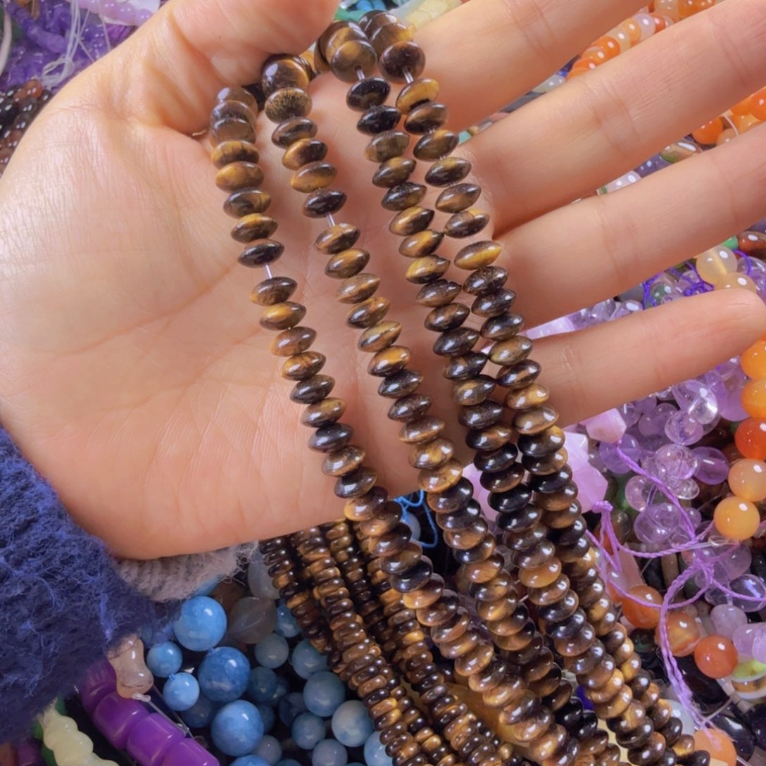 芙蓉石银S925镶嵌珠宝半成品卡8飞碟一条