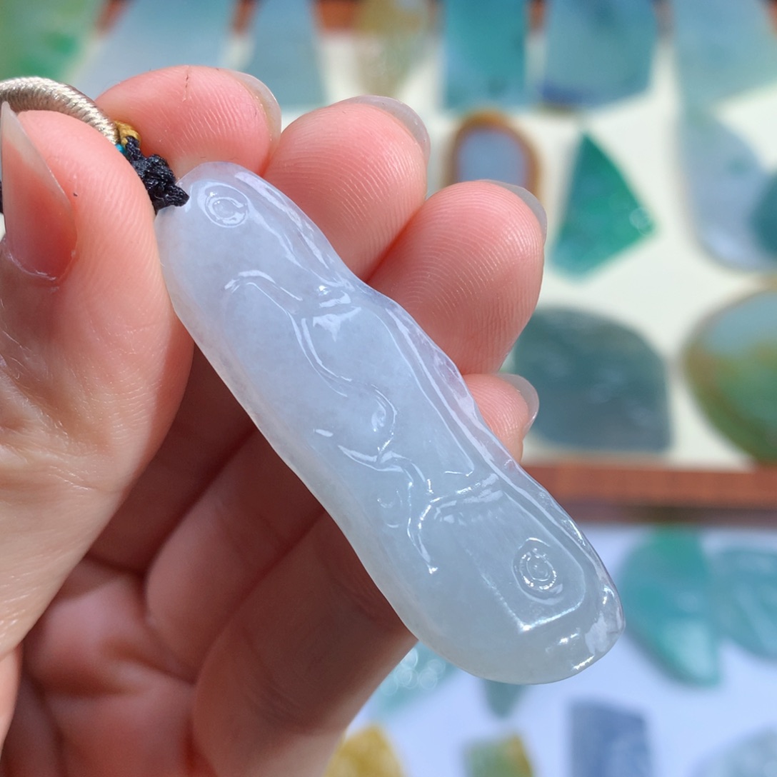 翡翠未镶嵌颈饰天然缅甸翡翠包邮