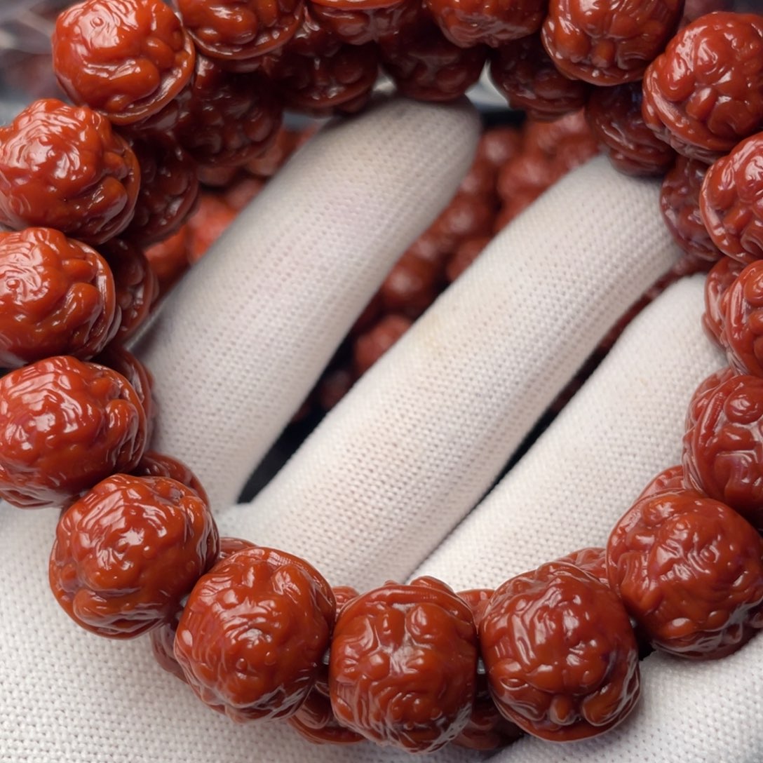 一***开猴头核桃手串蟾王