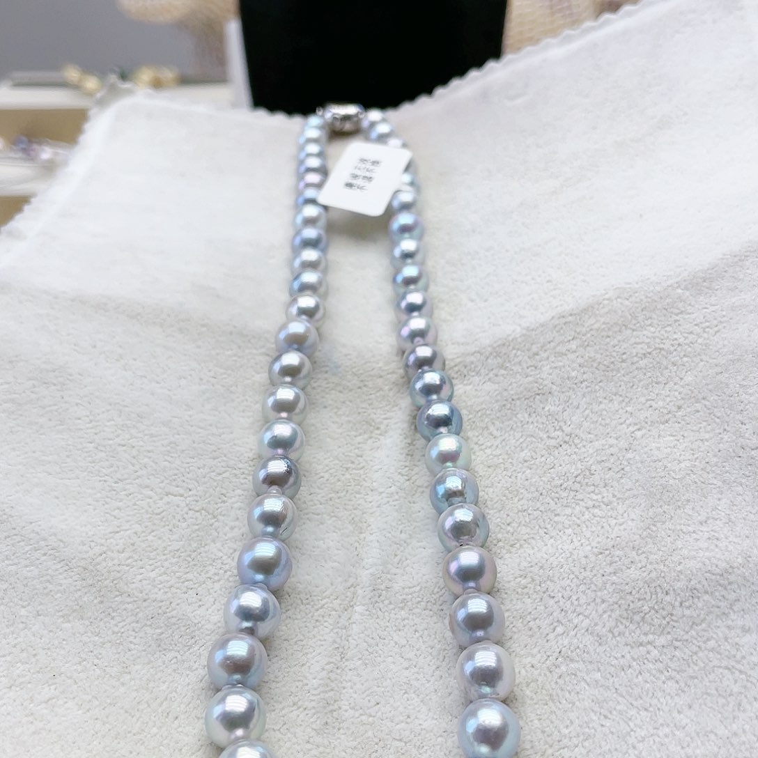 海水珍珠颈饰银S925镶嵌