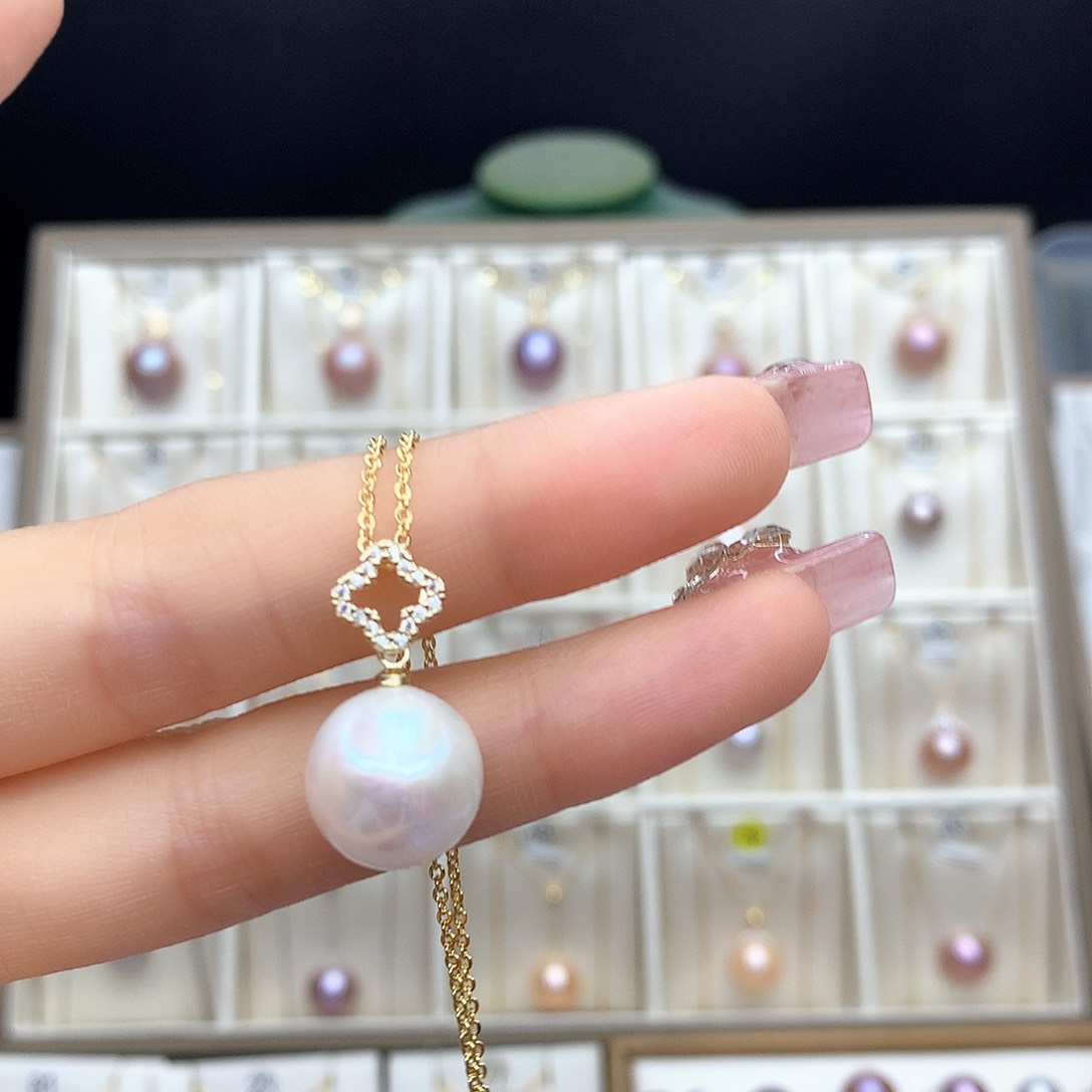 淡水珍珠颈饰合金