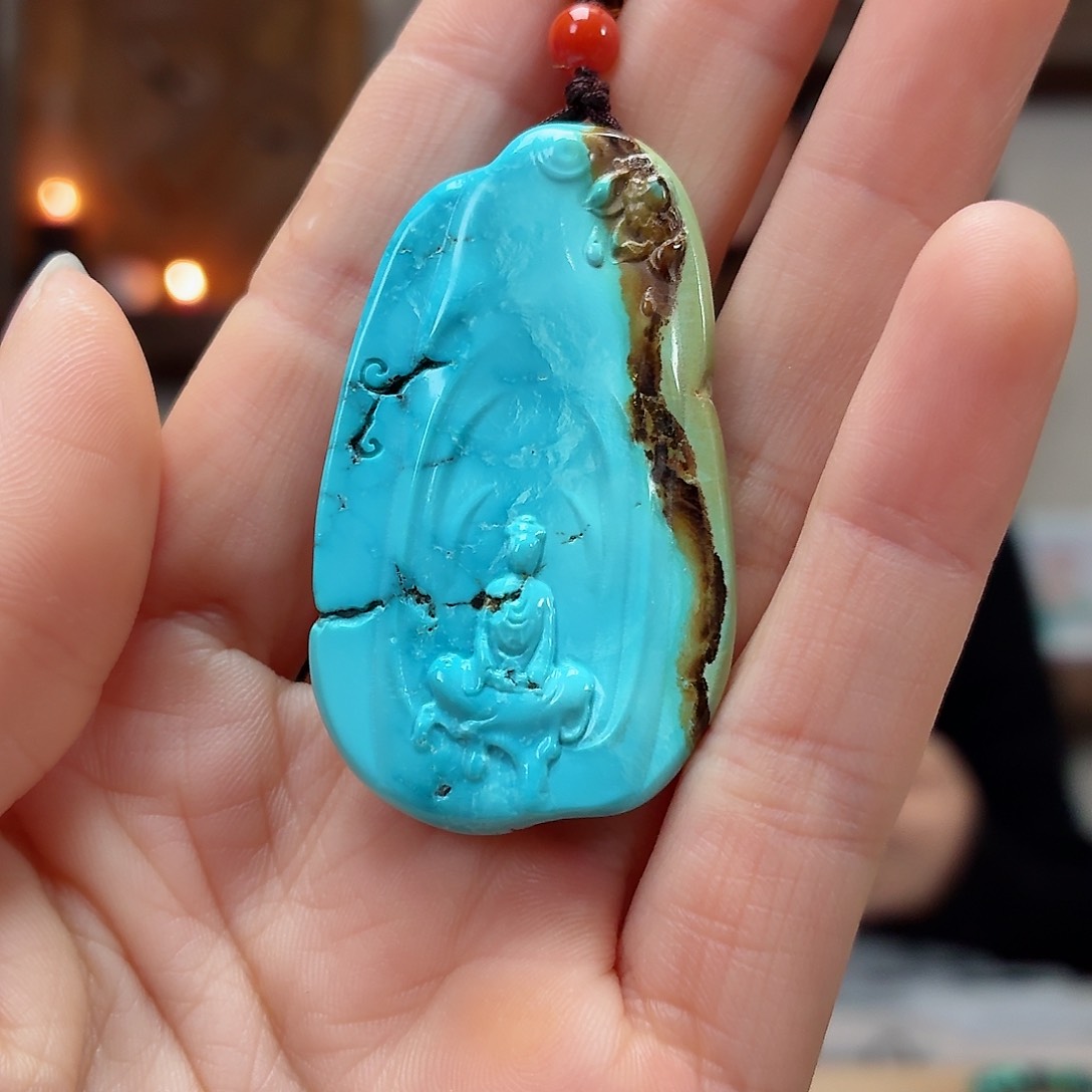 未镶嵌绿松石珠宝奇石