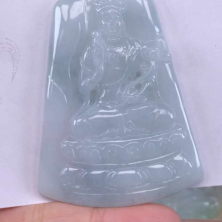 颈饰未镶嵌翡翠叶*大势至