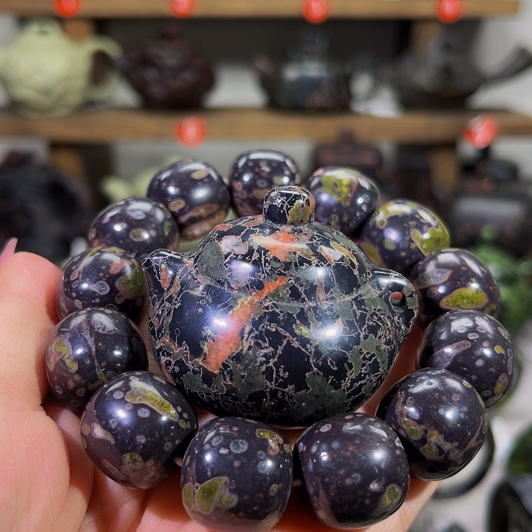 梅花玉把把壶组合