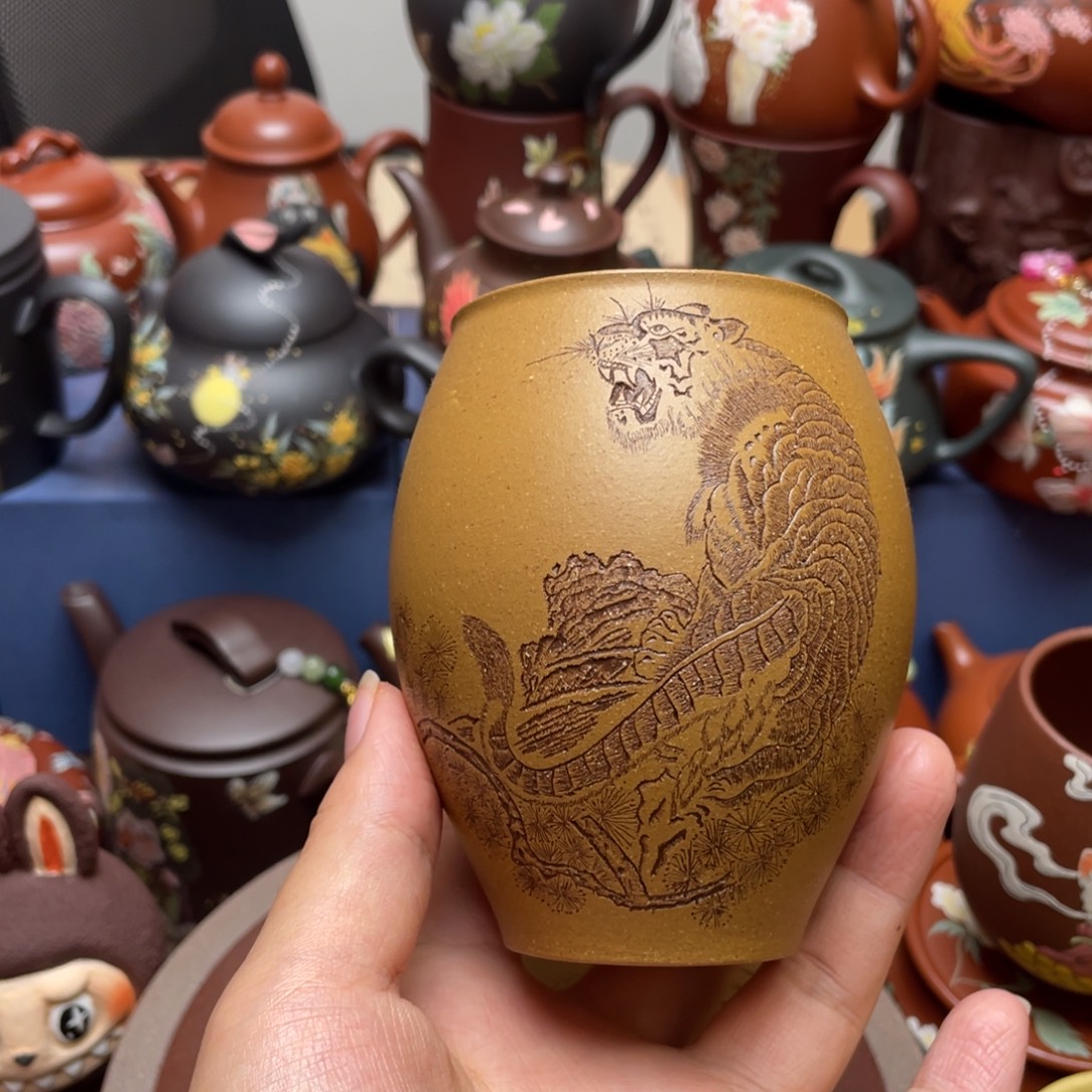 茶杯紫砂紫砂主人杯250cc