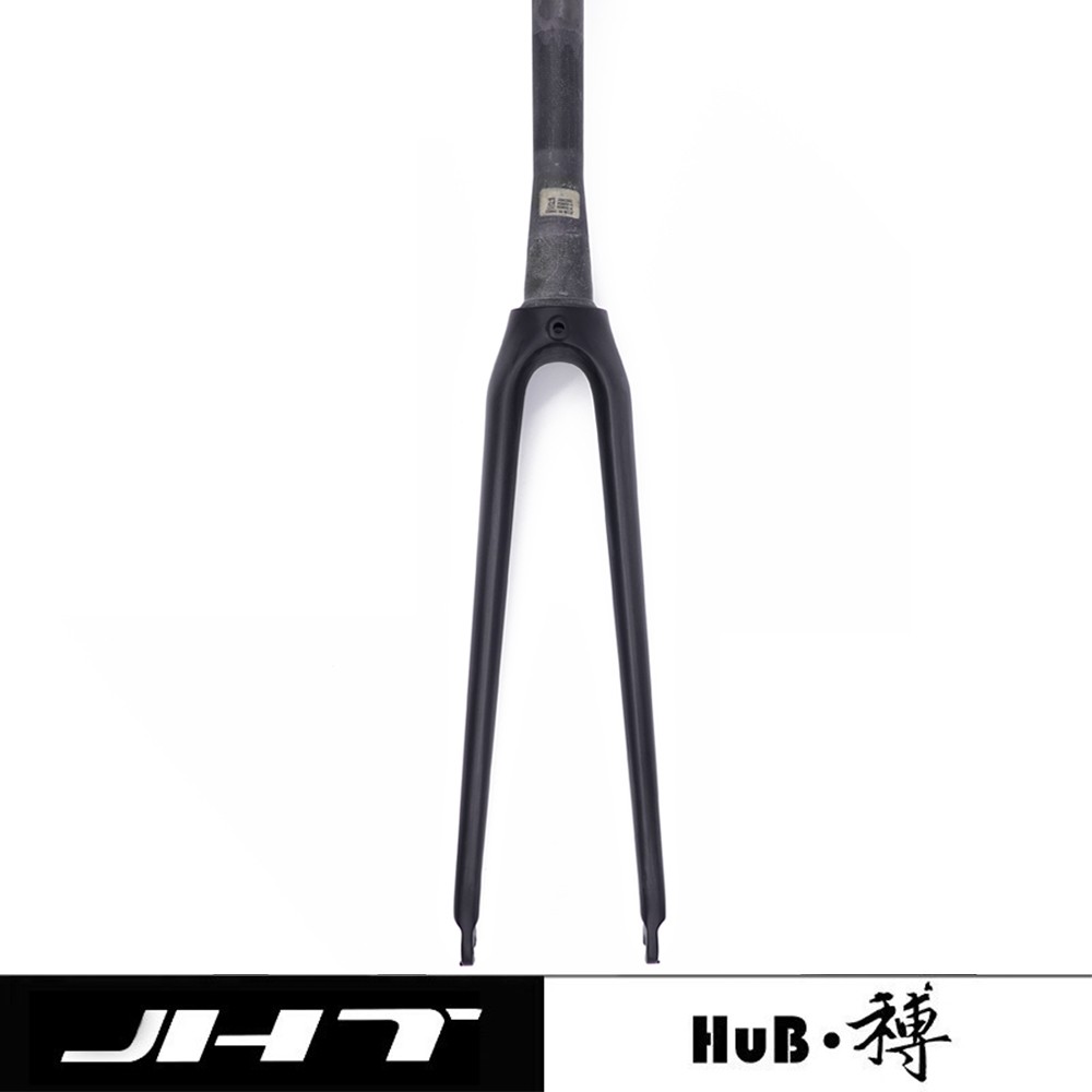 HuB和博公路车锥管前叉碳纤维前叉圈刹前叉 700/25C圈刹单钉C刹