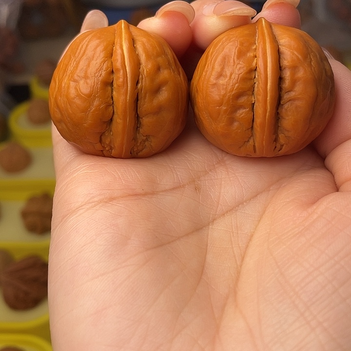 心***念吊坠文玩核桃宽边元宝