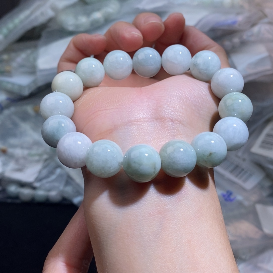 未镶嵌手串翡翠珠链