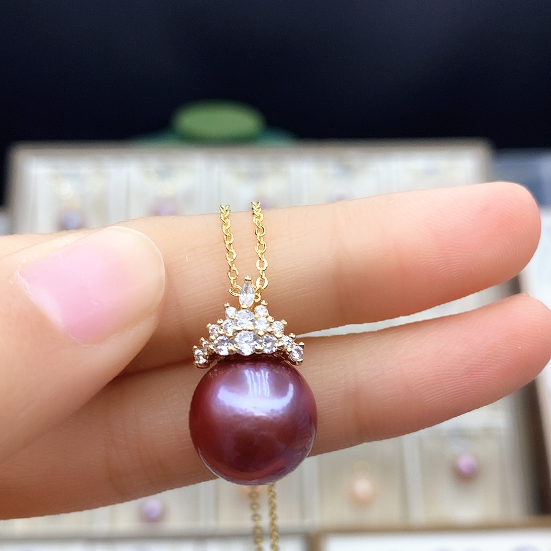 淡水珍珠颈饰合金