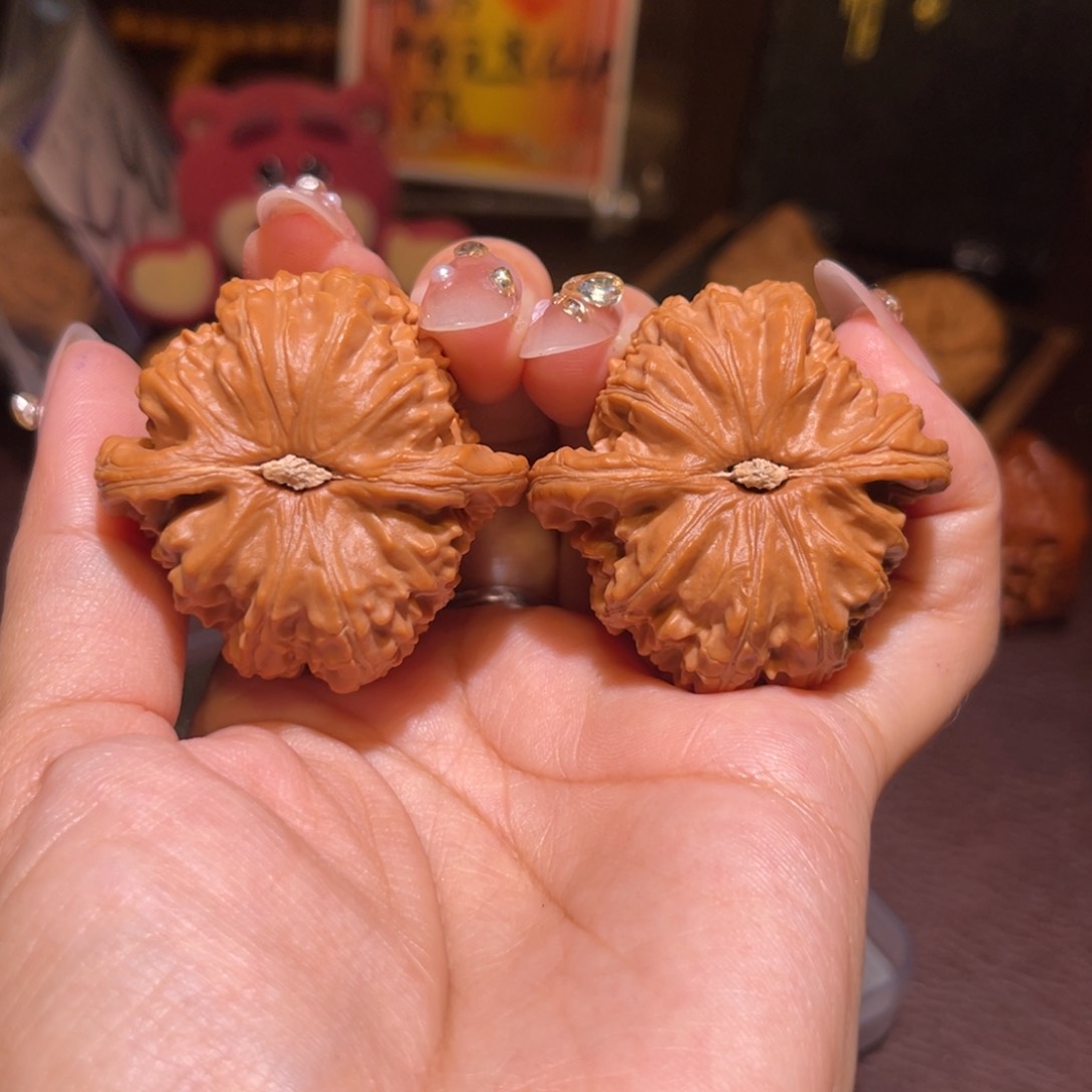 文玩核桃把件误*-41白狮子