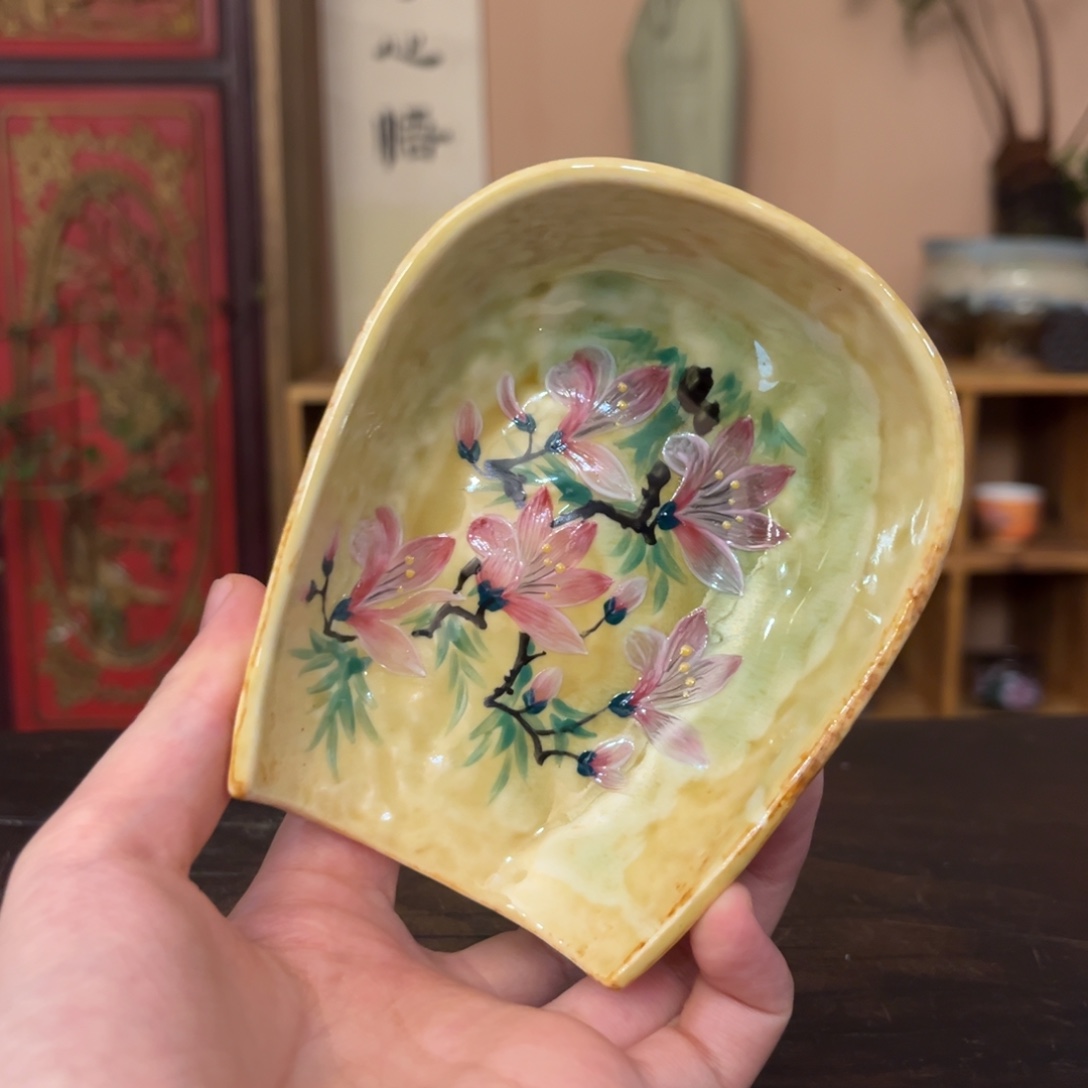 柴烧纯手工手绘陶瓷