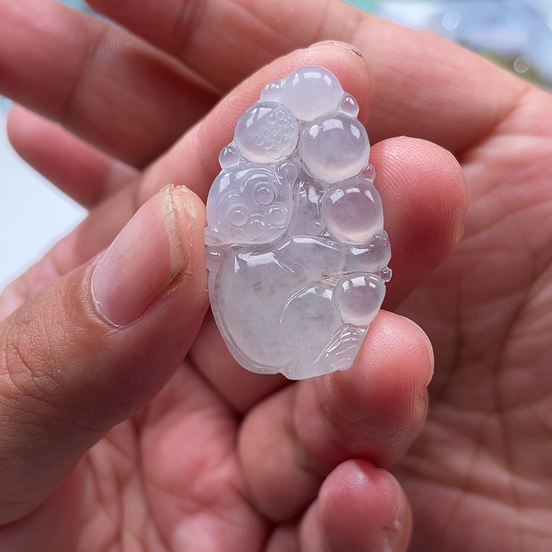 翡翠未镶嵌颈饰甜*蜜翡玉缘翡翠