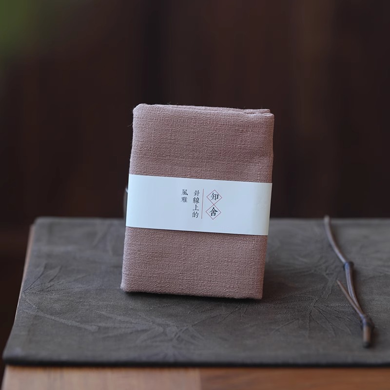 知舍瞬吸水棉麻茶巾洁方巾吸水茶布国风中式纯棉清新家用茶道具