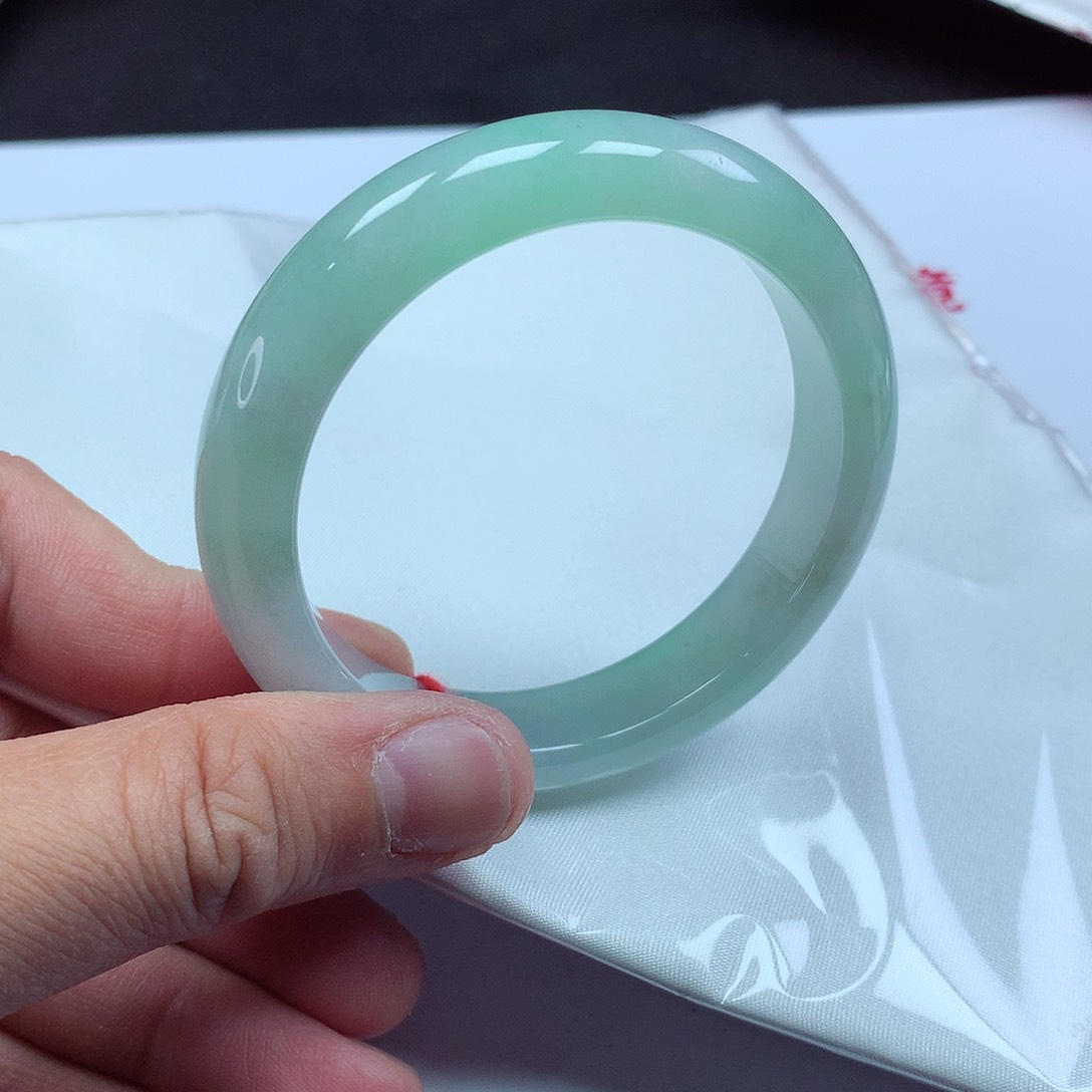 翡翠手镯未镶嵌54正圈