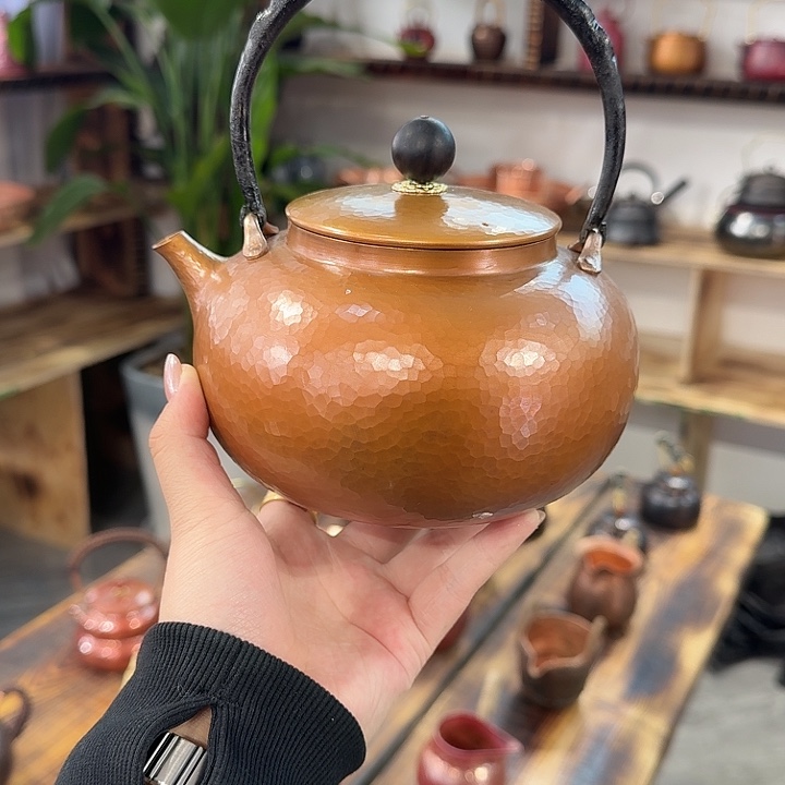 紫铜手工制作摆件一个