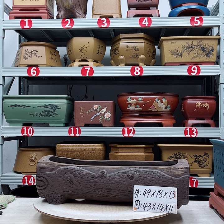 紫砂花盆紫砂花盆