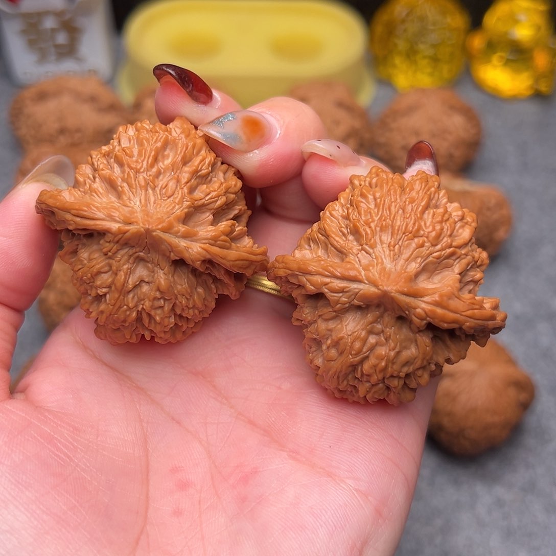 把件文玩核桃毕业精品精配满天星45全品克51.9