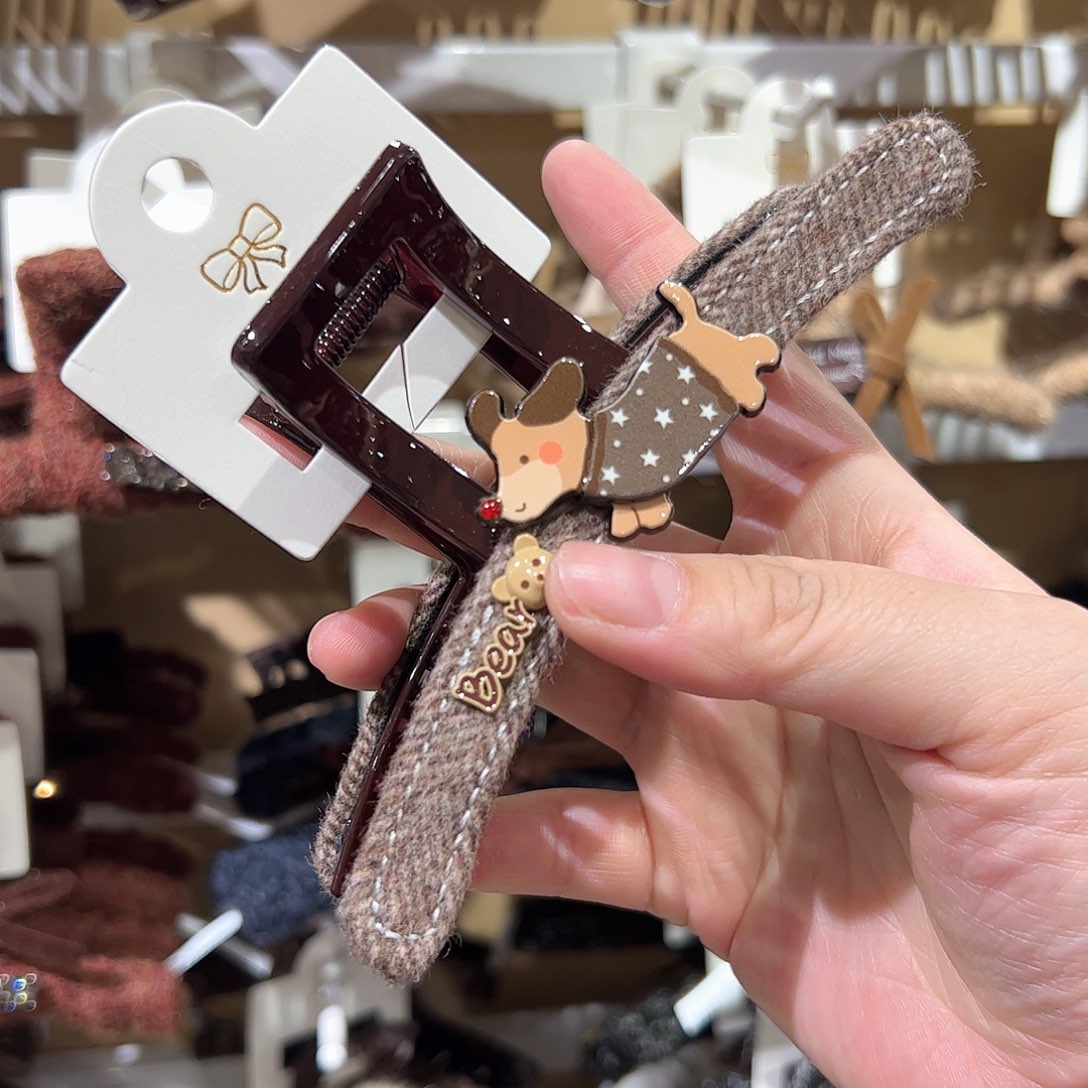 布艺非金属腊肠狗大抓